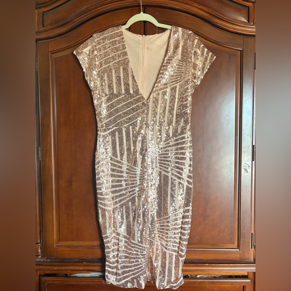 Rose Gold Shimmer Dress